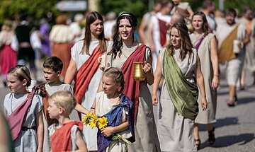 Limesfest Kipfenberg 2023: Römergruppe Pfahldorf
