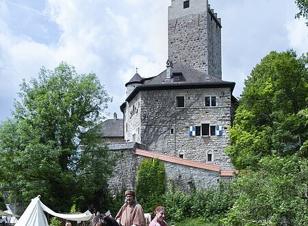 Burg Kipfenberg während Museumsfest