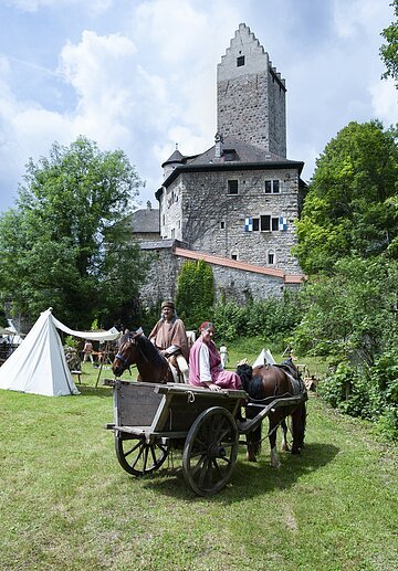 Burg Kipfenberg während Museumsfest